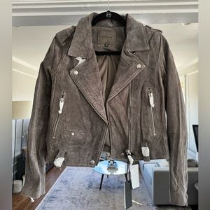 BlankNYC Suede Moto Jacket Size Medium